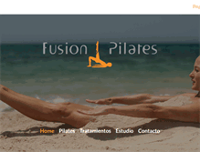 Tablet Screenshot of fusionypilates.com